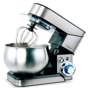 Batedeira planetária com taça profissional, briebe km1114 aço inoxidável