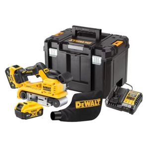 Lixadeira de cinta xr 18v sem escovas - Dewalt - com 2 baterias 18v 5.0ah -