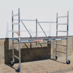 Andaime dobrável xtrem de altura de trabalho de 75x190x3 metros