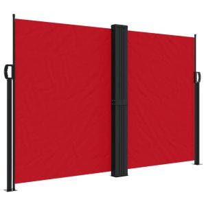 Toldo lateral retrátil 160x600 cm vermelho