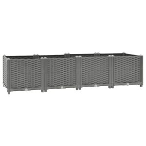 vidaXL arriate polipropileno 160x40x38 cm