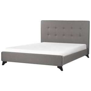 Cama tecido ambassador 140 x 200 cm cinzento