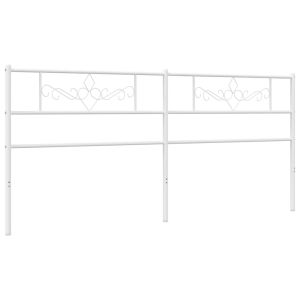 vidaXL cabecero de metal blanco 200 cm