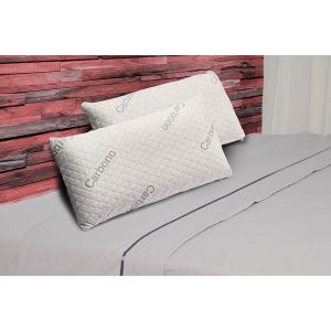 Embalagem de 4 almofadas viscoelásticas de carvão ativado 90