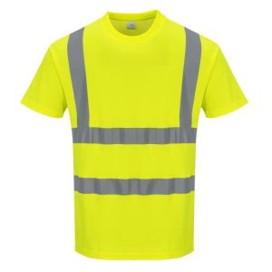 Camiseta portwest mc cotton comfort de alta visibilidade