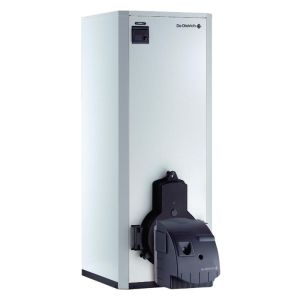 Caldeira fuelóleo de aço chaminé biofuel premys de dietrich 35 kw + depósit