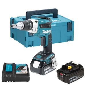 Parafusadeira de placa de gesso - Makita - com 2 baterias 18v 5.0ah - carre