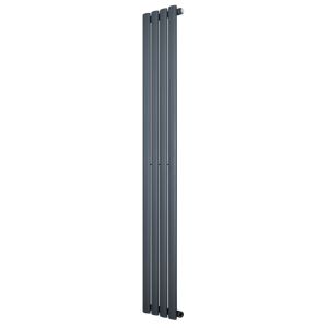 Radiador de coluna simples oval – 1600 mm x 240 mm – cinza antracite