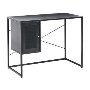 Secretária harjo 100 cm 50 cm com arrumação preto