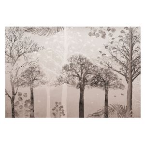 Papel de parede tnt 312x219 árvores delicadas tulup