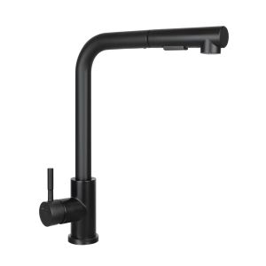 Nettlife torneira de cozinha preto 25x5