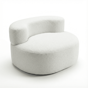 Sillón de salon milo 1 plaza - blanco