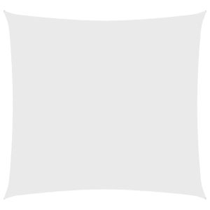 vidaXL toldo de vela cuadrado tela oxford blanco 4x4 m
