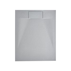 Base de duche azzurro 80 x 100 x 3 cm cinzento