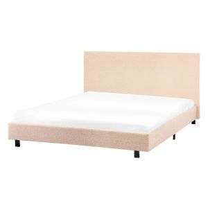 Cama bouclé albi 140 x 200 cm creme