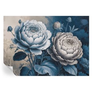 Papel de parede adesivo flores românticas 208x146 tulup
