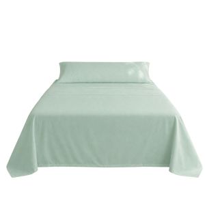 Jogo de lençóis turquesa cama de 180cm 144 fios donegal collections