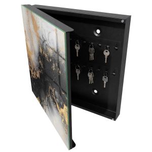 Caixa para chaves de vidro 30x30x5, abertura à esquerda tulup