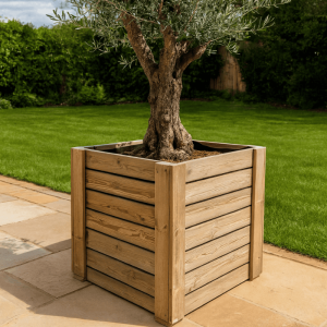 Floreira eko xxl vidahuerto para árvores e plantas grandes 120x120x120 cm
