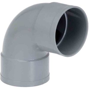 Cotovelo em PVC 87°30 fêmea/fêmea girpi - diâmetro 80 mm