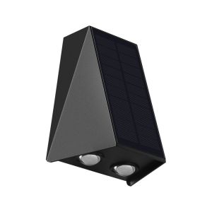 Aplique solar LED com sensor crepuscular taner 3000k