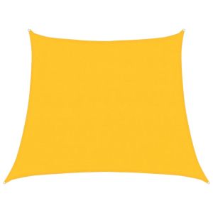 vidaXL toldo de vela hdpe amarillo 160 g/m² 3/4x3 m