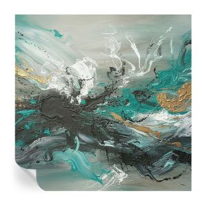 Papel de parede vinílico vórtice artístico 250x250 tulup