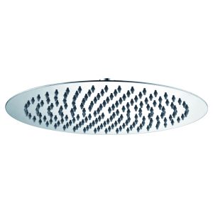 Difusor de chuveiro redondo cinza acabamento cromado 31x31 [ imex® ]