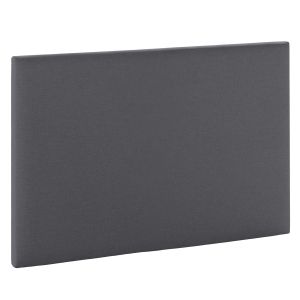 Cabeceira de cama aura cinza escuro 90x60 cm