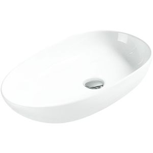 Lavatório de pousar 55,5x30,5x11 cm, branco