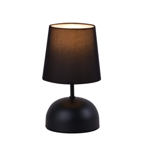 Nettlife candeeiro de mesa preto e14 14x14