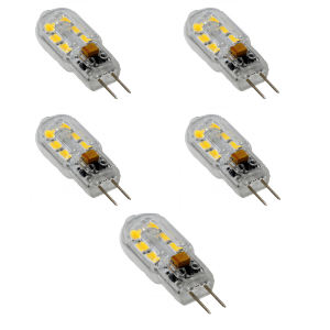 Lâmpada LED g4 1,5w 12v branco frio 6000ºk blister 5 pcs