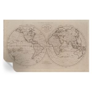 Papel de parede autocolante mapa antigo 416x254 tulup