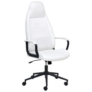 Cadeira de escritório rebel tecido branco creme