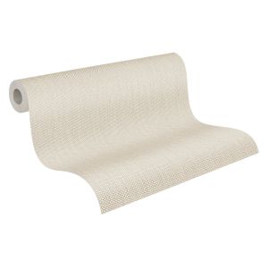 A.s. Création papel de parede com textura bege cremeecinzento