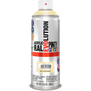 Tinta spray - pinty - ral1014 - brilhante - 400 ml - secagem rápida 15min