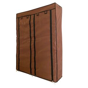 Tecido para sapateira para sapatos nyana home 125x92x28,5cm 28 pares marrom