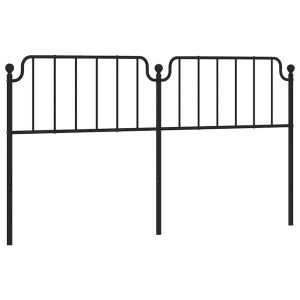 vidaXL cabecero de metal negro 180 cm
