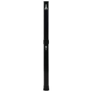 vidaXL chuveiro solar dobrável preto 214 cm 23 l
