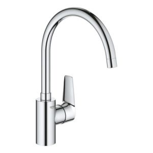 Misturador - grohe - bauedge - cromado - monocomando - bico alto - economia