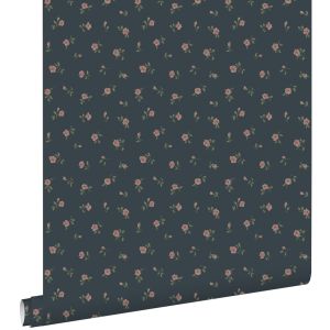 Estahome papel de parede flores vintage 50 x 900 cm 139836