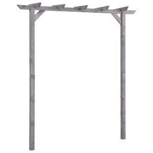vidaXL pérgola de jardim em madeira de pinho impregnada 200x40x205 cm