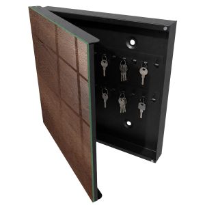 Caixa para chaves decorativa 30x30x5, abertura à esquerda tulup