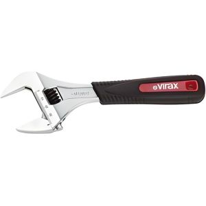 Chave ajustável de abertura extra larga l215mm-39mm virax - chave ajustável