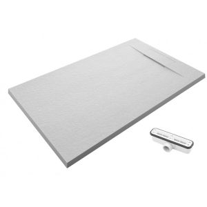 Base de duche 80x200 nilo cinza claro ral 7035