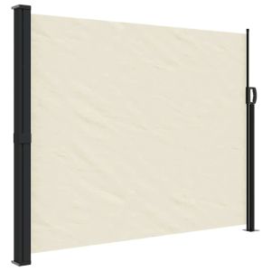 Toldo lateral retrátil 160x600 cm cor creme