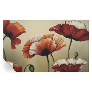 Papel parede adesivo papoulas alegres 416x254 tulup