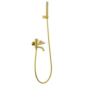 Kit banheira/duche monocomando genova ouro escovado [ imex® ]