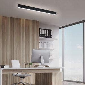 Nettlife lâmpada de teto LED para - lâmpada de  preta de 25 w painel de