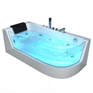Bañera de hidromasaje con fototerapia carica - 170 x 80 cm derecha